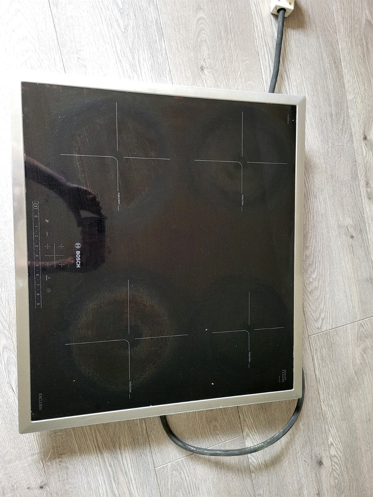Bosch Inductie Kookplaat PIE645FB1M/10 volledig werkend, Witgoed en Apparatuur, Ophalen, Gebruikt, 4 kookzones, Inbouw