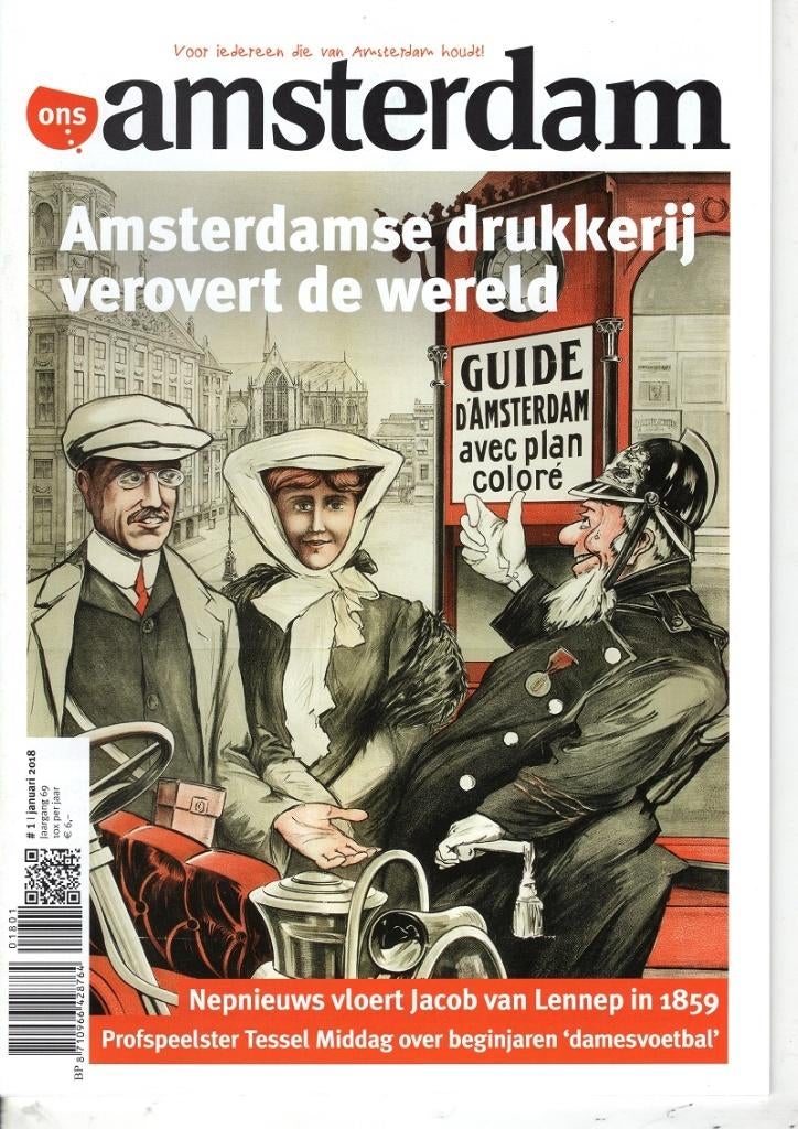 Ons Amsterdam 2018 compleet met register, Ophalen of Verzenden, Nieuw, Overige typen