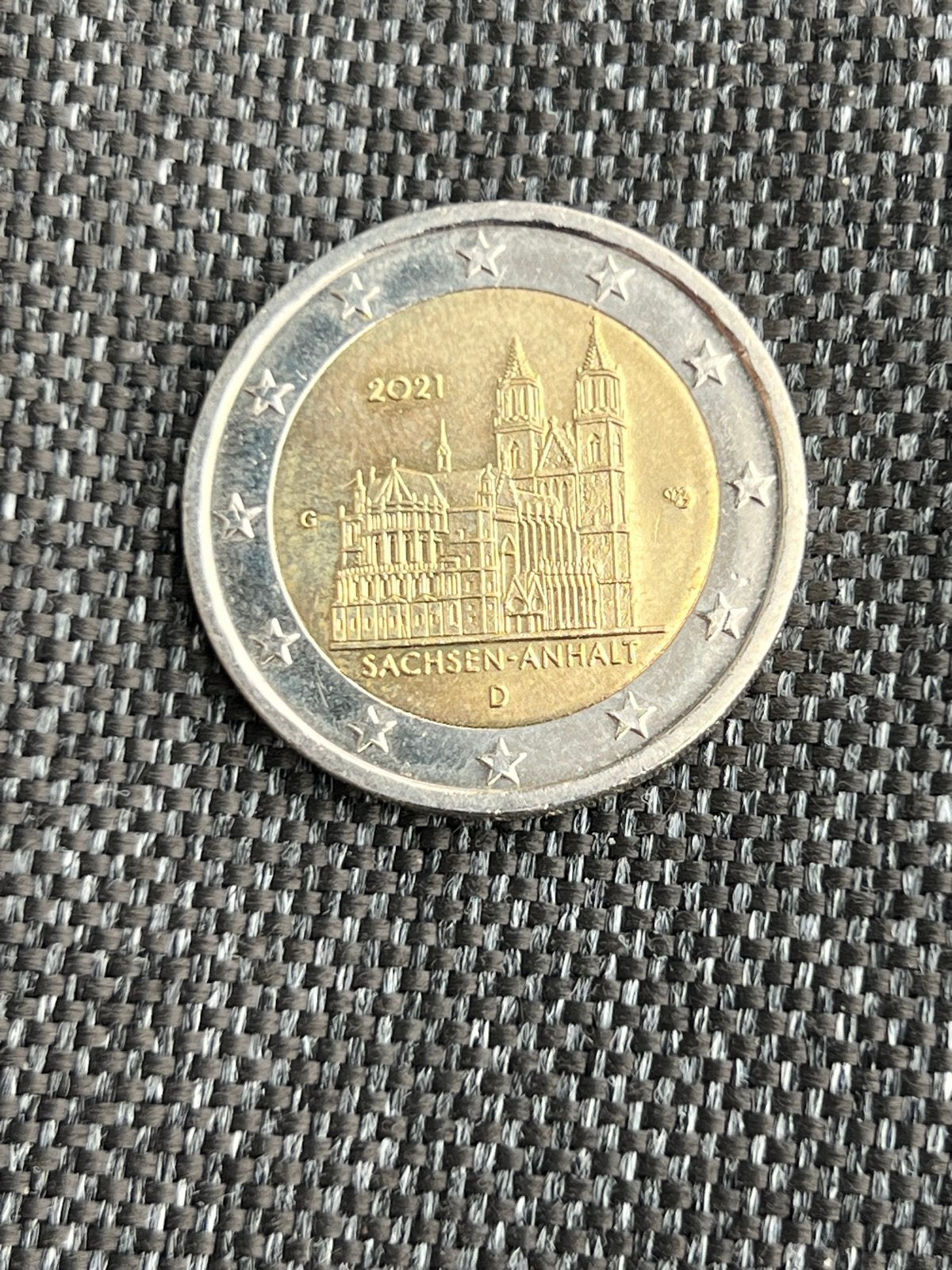 2 Euro munt Duitsland 2021 Saksen-Anhalt, Ophalen of Verzenden, Duitsland, 2 euro, Losse munt