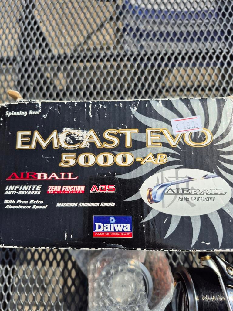 Daiwa Emcast Evo 5000-AB Spinning Reel, Ophalen of Verzenden, Gebruikt, Molen