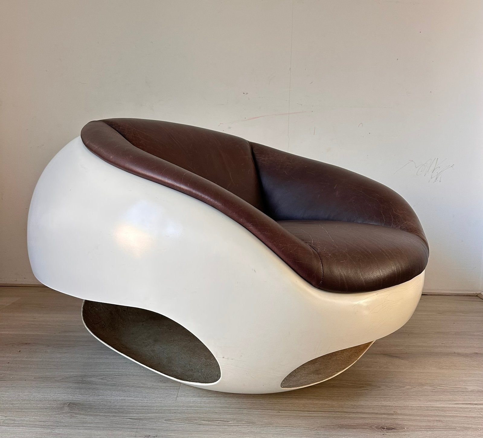 2x Mario Sabot Pod design lounge chairs, Ophalen of Verzenden, Gebruikt