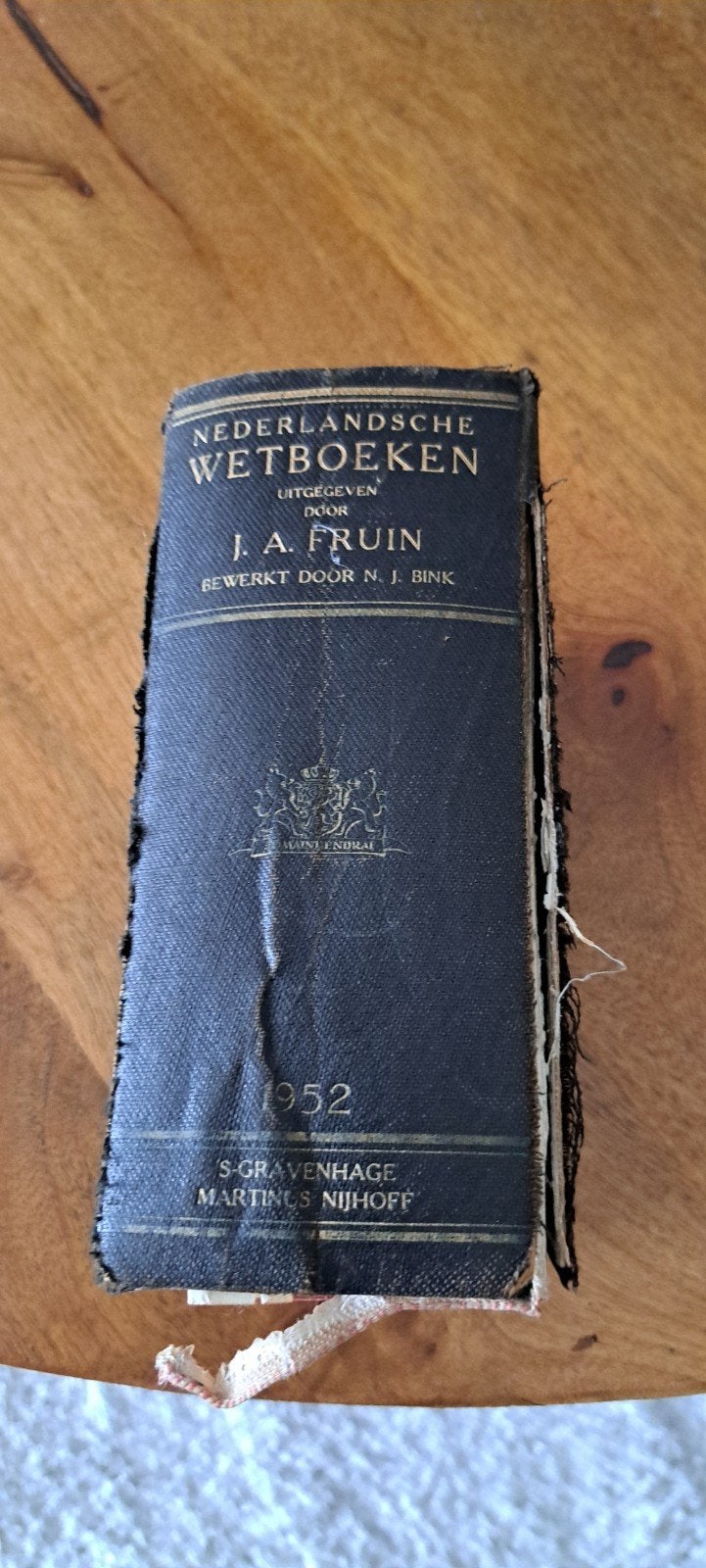 De Nederlandse Wetboeken - Mr. J.A. Fruin (1952), Ophalen of Verzenden, Mr. J.A. Fruin