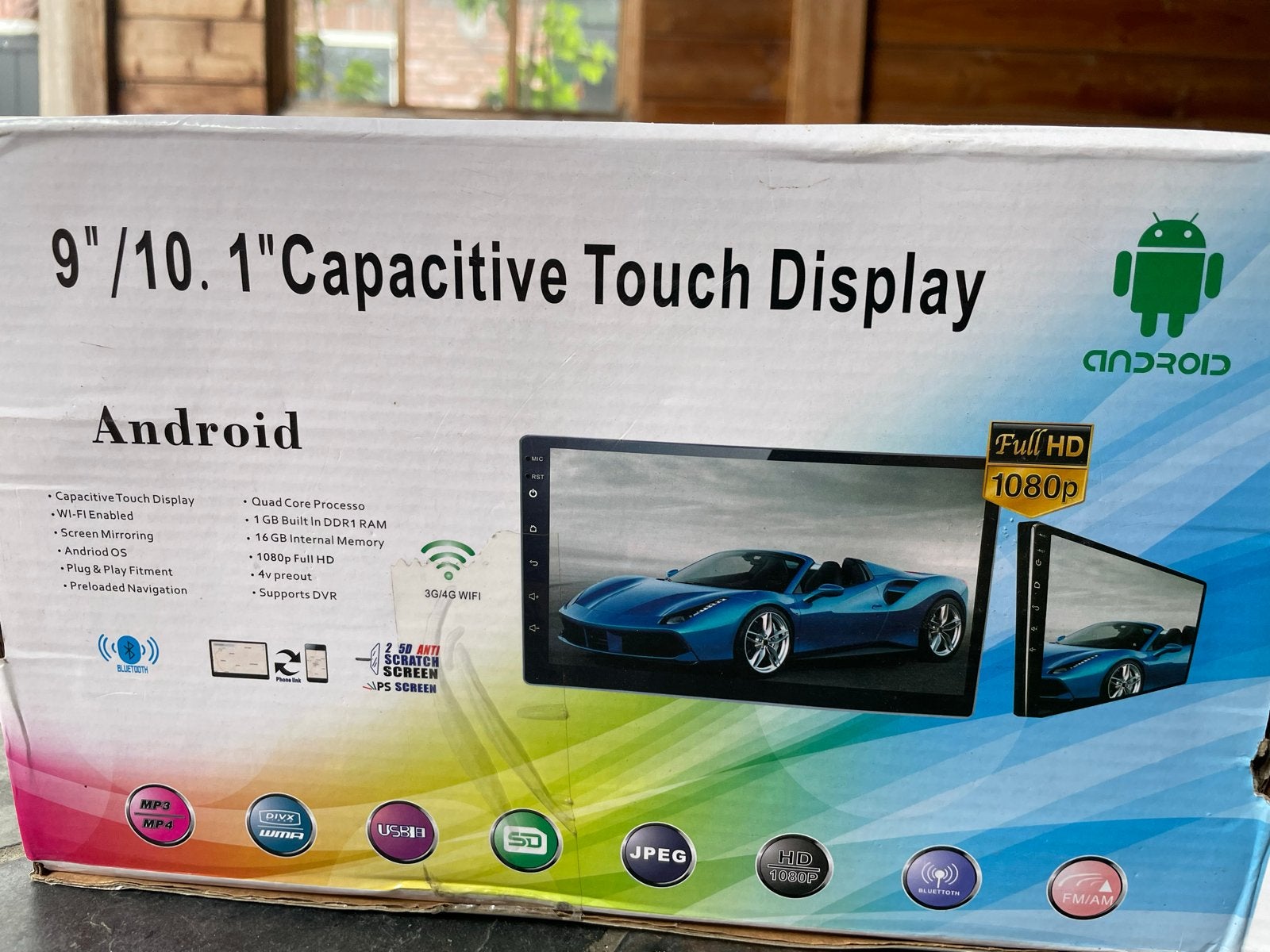 Android Autoradio Mediaspeler 9" Touchscreen 16GB Full HD, Auto diversen, Autoradio's, Ophalen, Nieuw