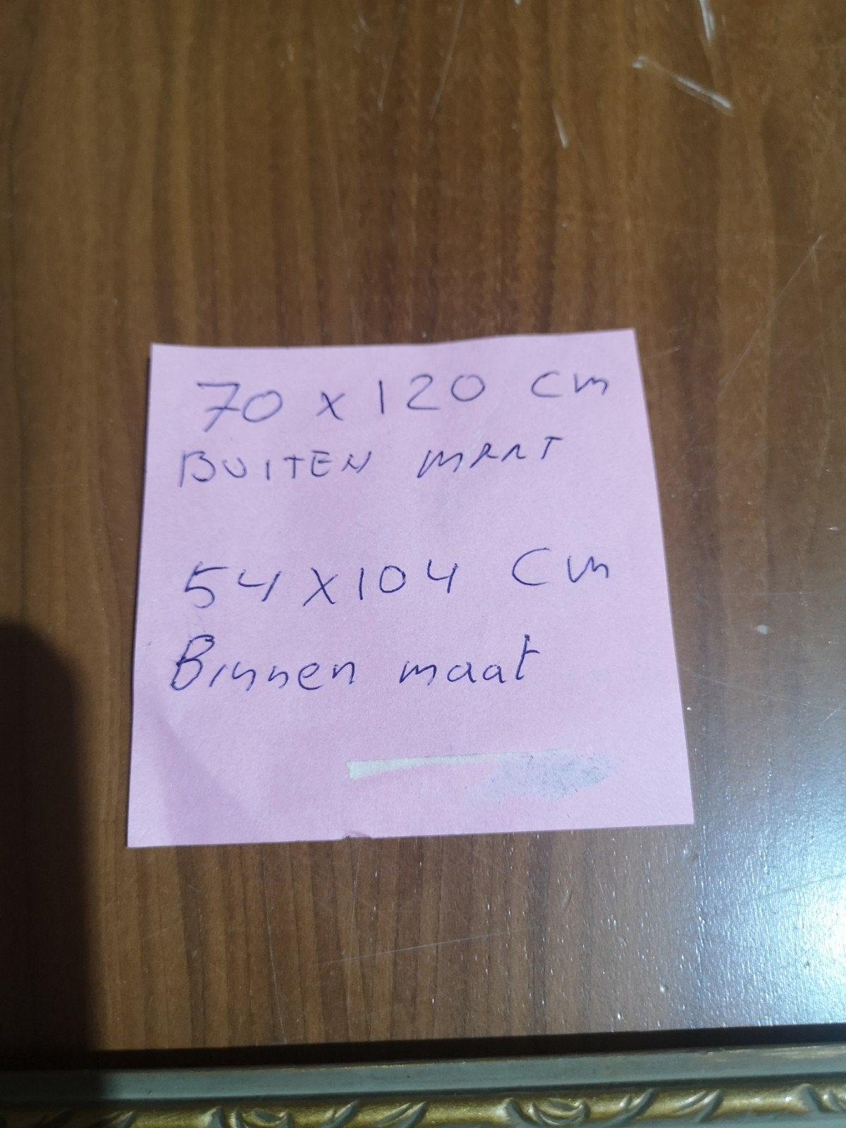 barok lijst zeer mooi, Ophalen