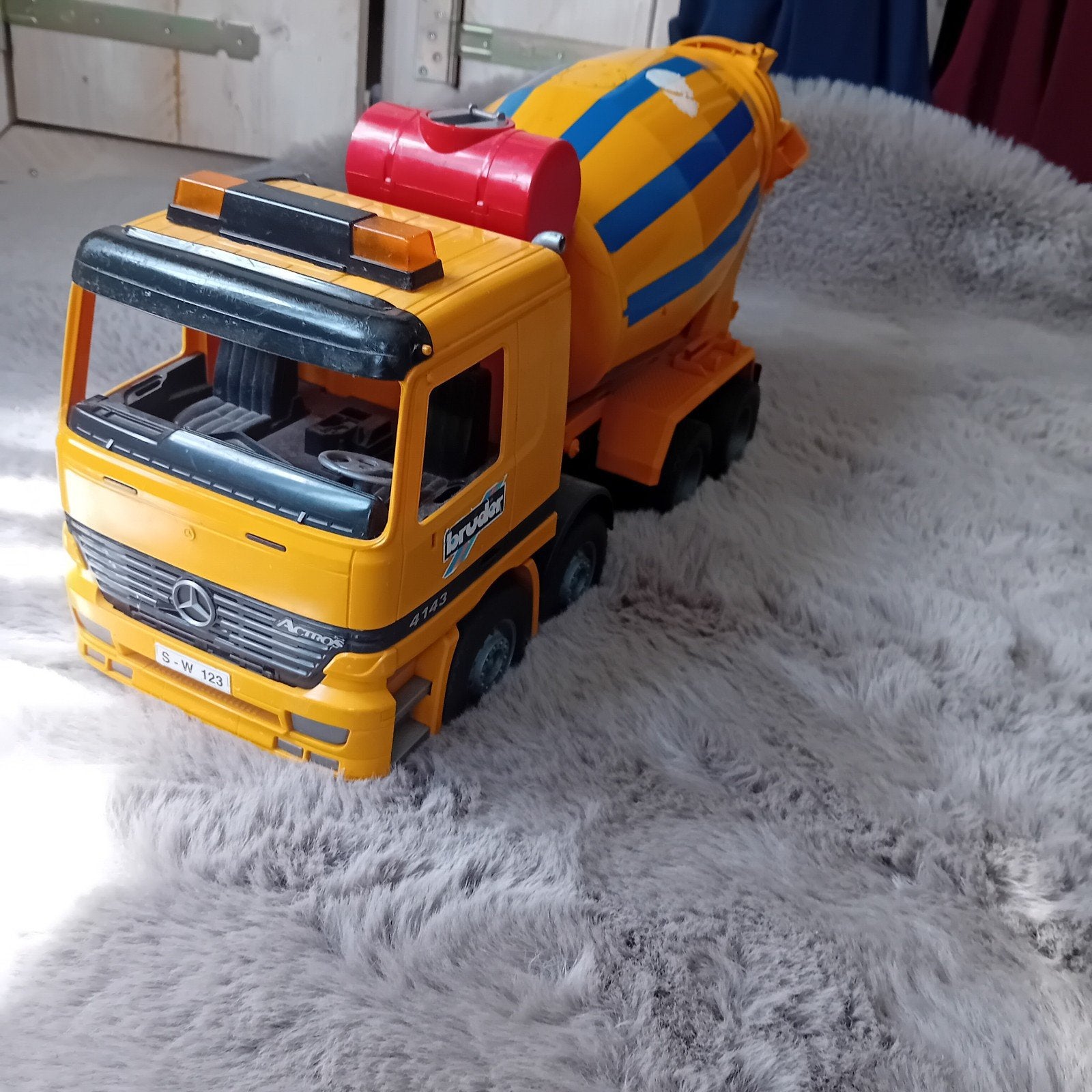 Bruder Mercedes-Benz Actros Betonmixer Speelgoed, Ophalen of Verzenden, Gebruikt