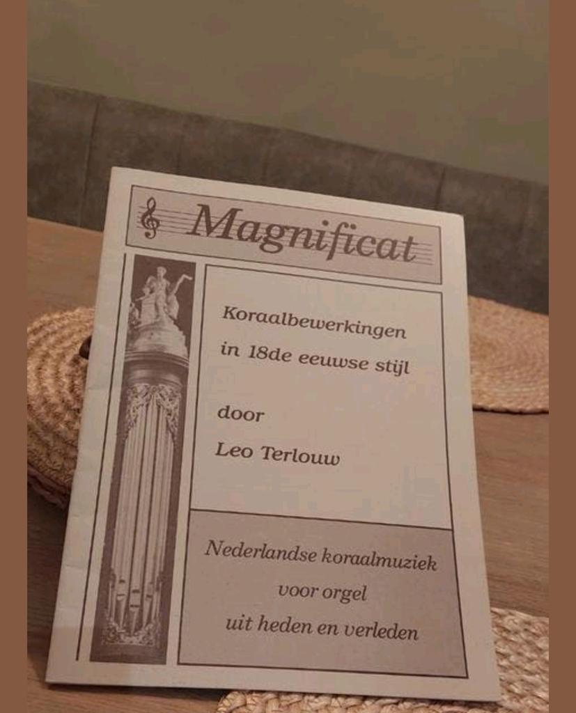 BLADMUZIEK KORAALBEWERKINGEN PSALMEN VOOR ORGEL LEO TERLOUW, Orgel, Gebruikt, Ophalen of Verzenden, Thema