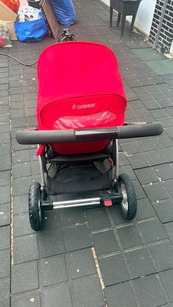 Maxi-Cosi Mura 3 kinderwagen - Rood, Gebruikt, Verstelbare duwstang, Maxi-Cosi, Ophalen