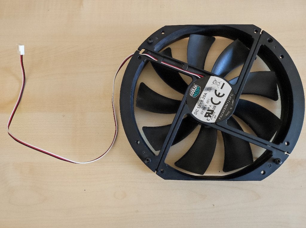 Cooler Master FA23030M12SFC 200mm Fan, Computers en Software, Computerkoelers, Ophalen of Verzenden, Zo goed als nieuw, Luchtkoeling