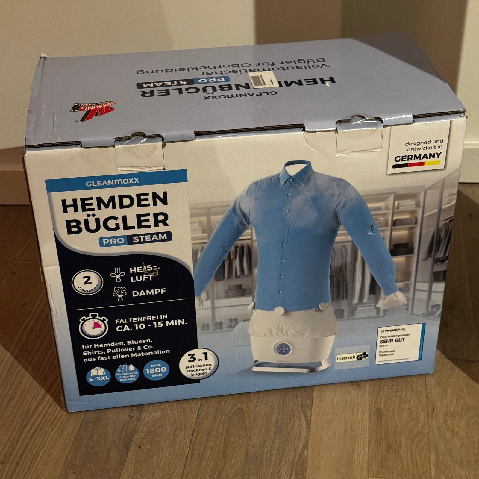 CLEANmaxx PRO automatische strijkpop – NIEUW IN DOOS!, Ophalen, Nieuw