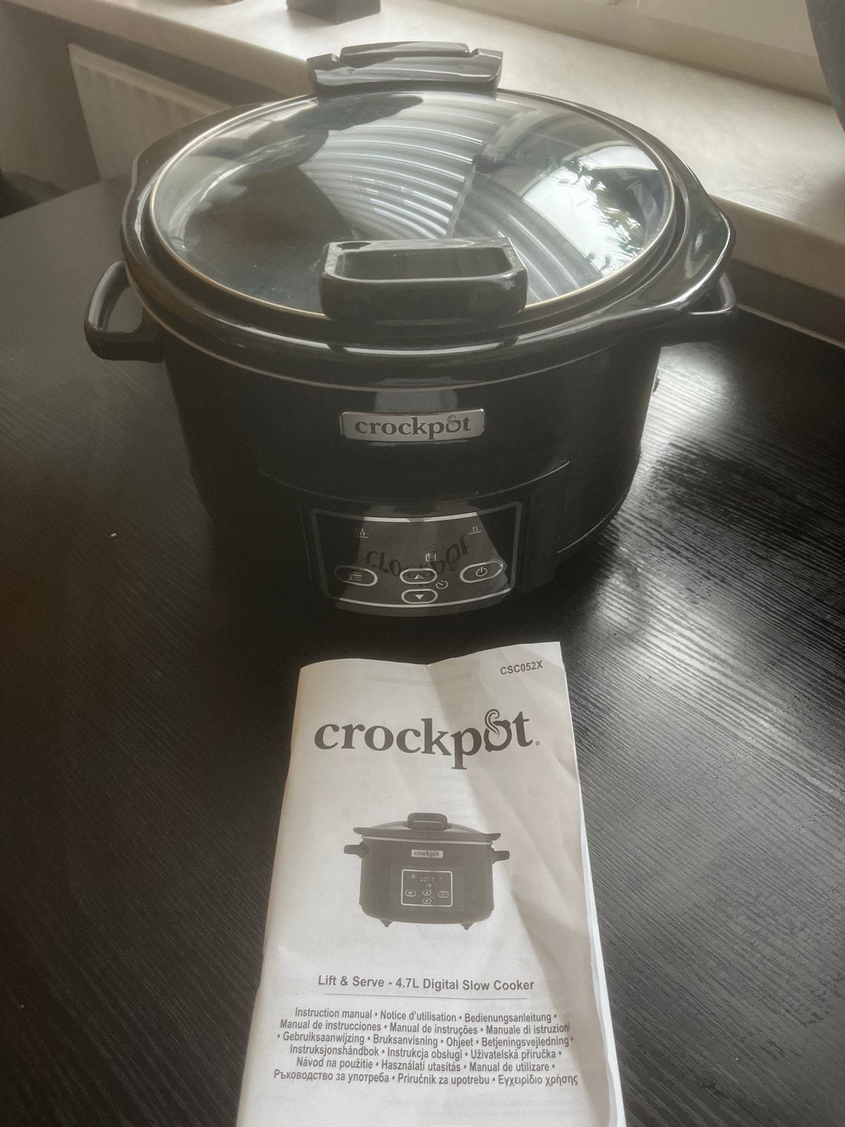 Crock-Pot Lift & Serve 4.7L Digitale Slowcooker, Ophalen of Verzenden, Timer, Nieuw