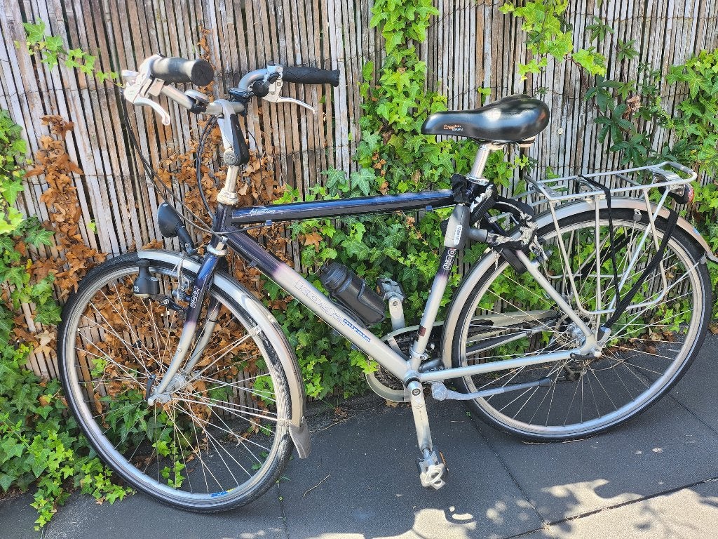 herenfiets, Gebruikt, Versnellingen, Schijfrem, 53 tot 57 cm