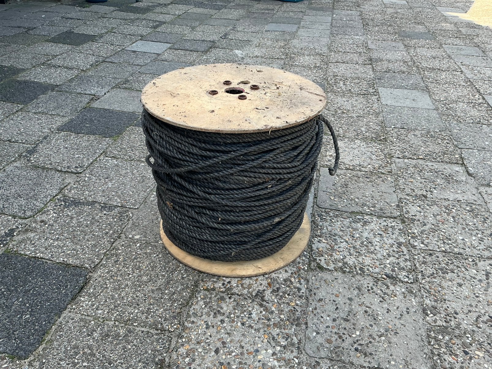 Nylon touw, Ophalen