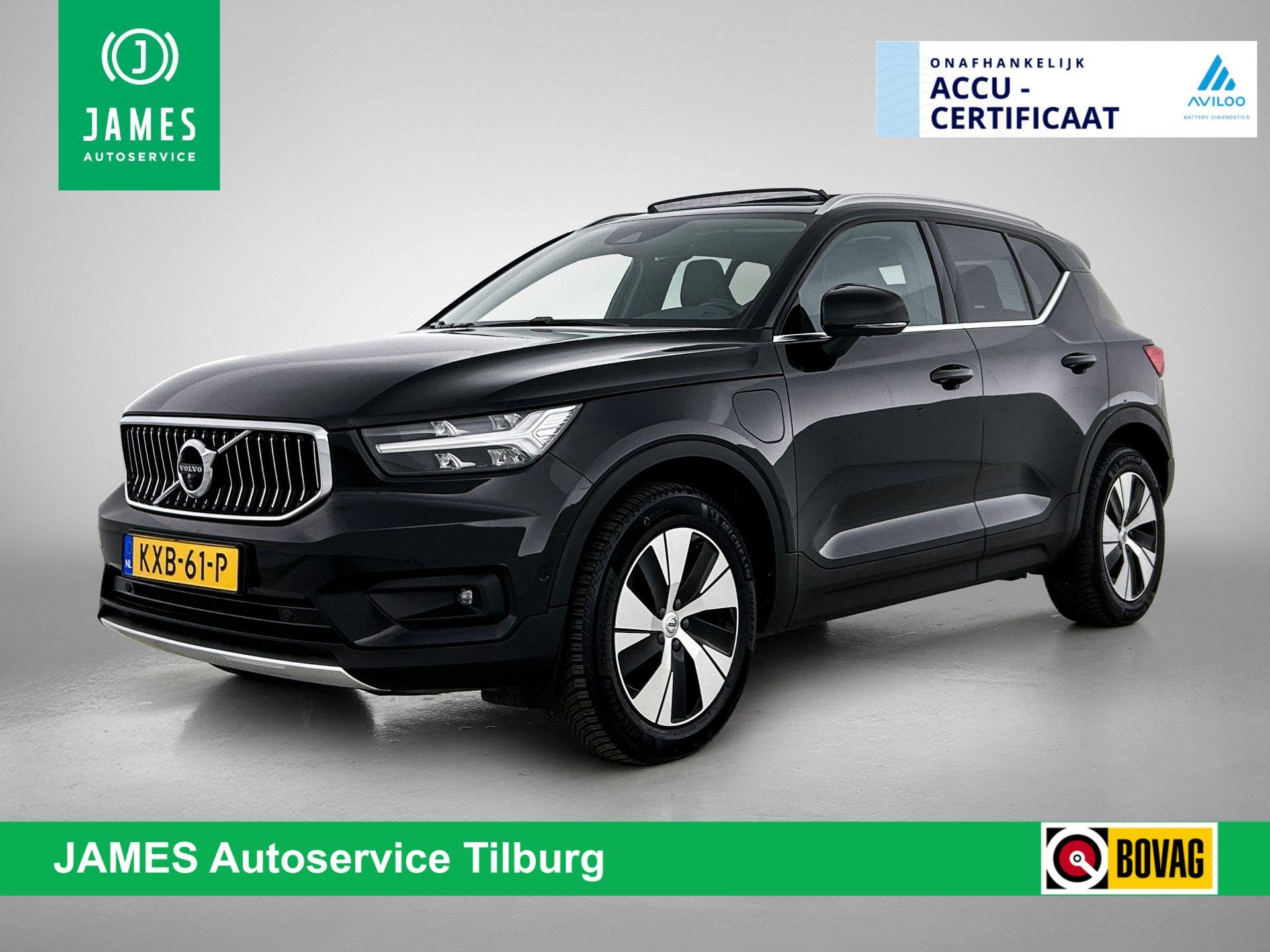 Volvo XC40 1.5 T5 Recharge Inscription Expression PANO | 360, Euro 6, 1712 kg, Zwart, Hybride Elektrisch/Benzine