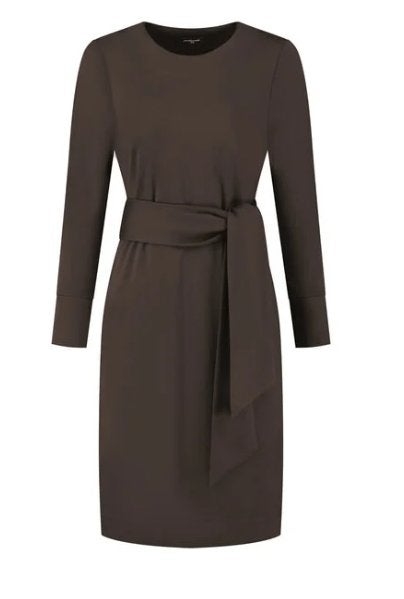 Portlavande jurk - Bruin - Maat S - Nieuw, Kleding | Dames, Maat 38/40 (M), Portlavande, Bruin, Nieuw