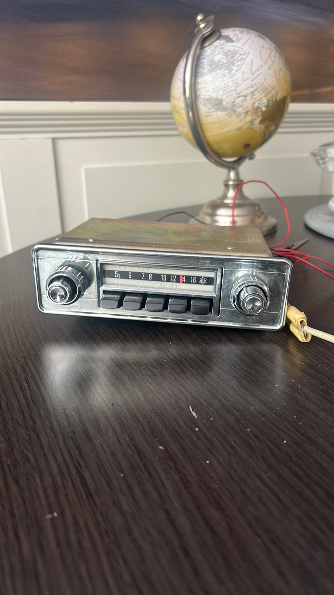 Oldtimer radio werking niet bekend, Auto diversen, Ophalen of Verzenden