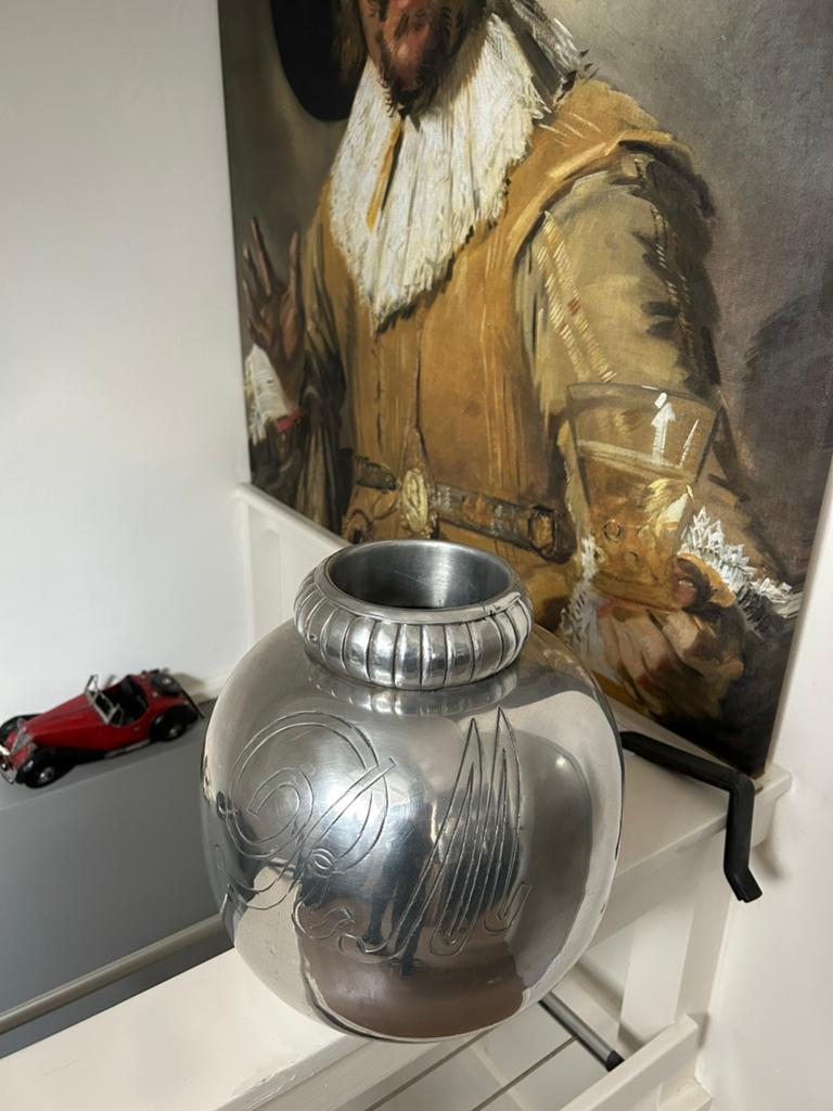 Riviera Maison vaas, Overige kleuren, Ophalen of Verzenden, Minder dan 50 cm, Glas