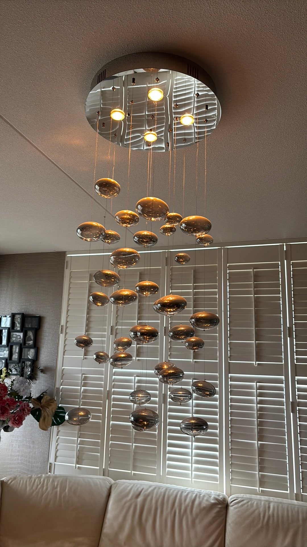 Aparte hanglamp. Lengte zelf te bepalen., Ophalen of Verzenden, Zo goed als nieuw, 75 cm of meer