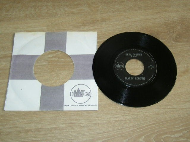 Jukebox Single Marty Robbins Devil Woman / April fool's day, Cd's en Dvd's, Vinyl Singles, Verzenden, 7 inch, Zo goed als nieuw