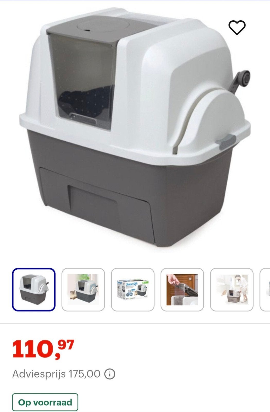 Catit kattenbak
Semi - automatisch z.g.a.n, Ophalen, Zo goed als nieuw