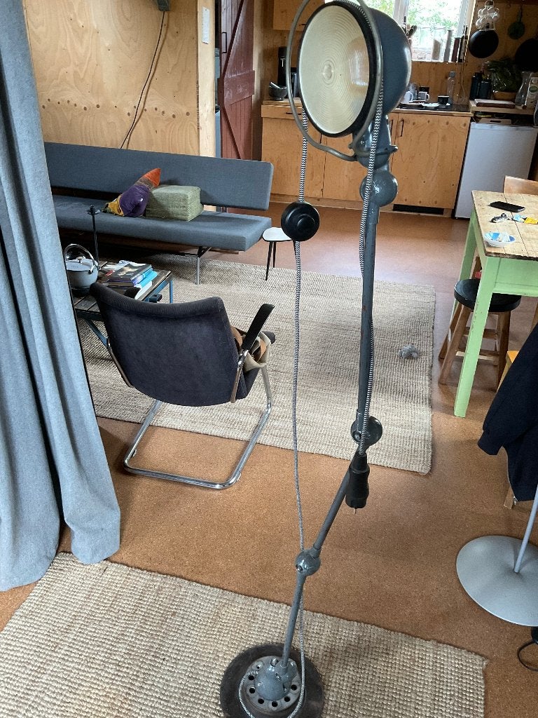 Jielde vloerlamp, Ophalen, Gebruikt, E27 (groot), 150 tot 200 cm