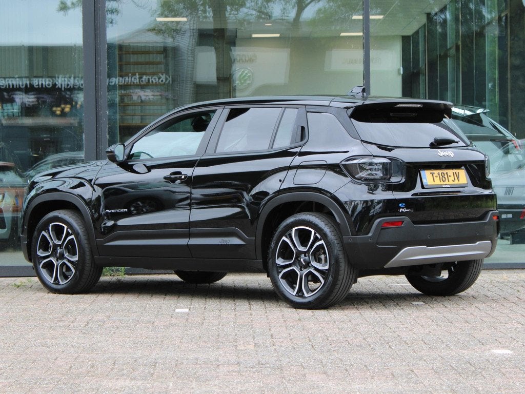 Jeep Avenger 1st Edition 54 kWh | Navi / Camera / Climate, Auto's, Jeep, Gebruikt, 156 pk, Leder en Stof, Zwart