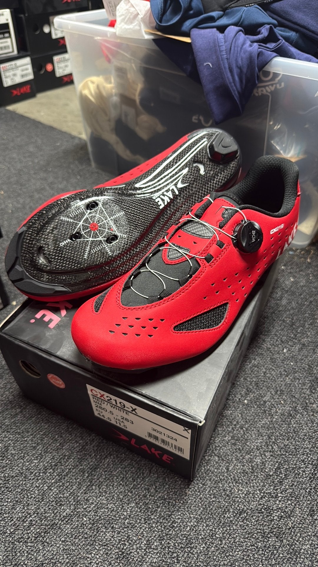 Lake cx219 wide wielerschoenen nieuw maat 44.5, J, Schoenen, Nieuw, Ophalen of Verzenden