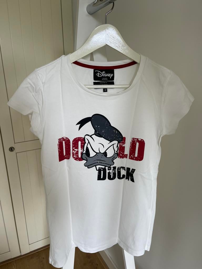 Nikkie t-shirt maat 32, Wit, Ophalen of Verzenden, Zo goed als nieuw, Korte mouw