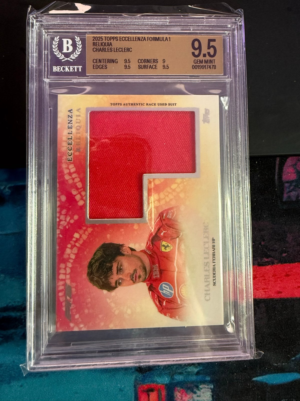 Charles Leclerc Topps Eccellenza Formule 1 Reliquia, Ophalen of Verzenden, Nieuw, Formule 1