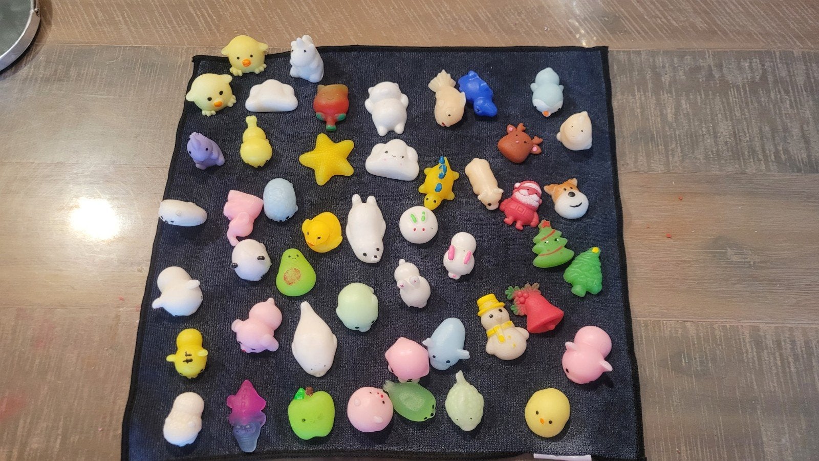 Leuke Mochi Squishy Speeltjes - Diverse Vormen en Kleuren, Ophalen of Verzenden, Gebruikt