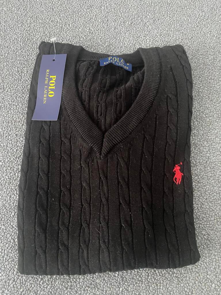 Ralph lauren v hals trui, Ophalen of Verzenden, Nieuw, Zwart