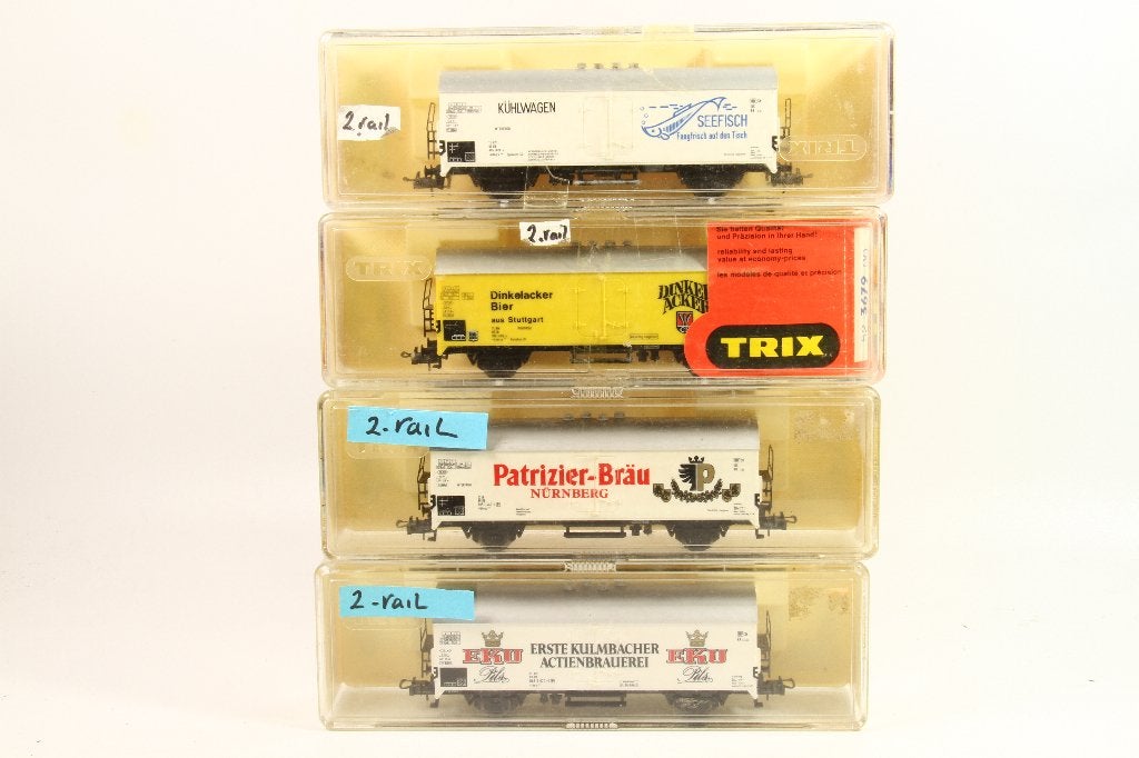 Trix International 4 stuks koelwagens, Hobby en Vrije tijd, Ophalen, Gelijkstroom, Trix, Wagon