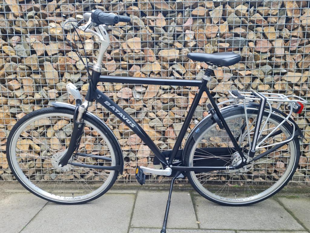Hoge 28" Batavus Herenfiets 8 versnellingen (61 cm), Fietsen en Brommers, Fietsen | Heren | Herenfietsen, Ophalen, Gebruikt, Versnellingen