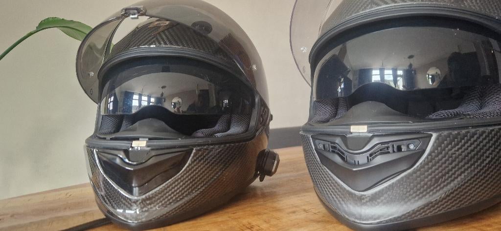 Motorhelm Scorpion Exo-1400 Evo II Carbon Air 2x, Dames, Integraalhelm, S, Tweedehands