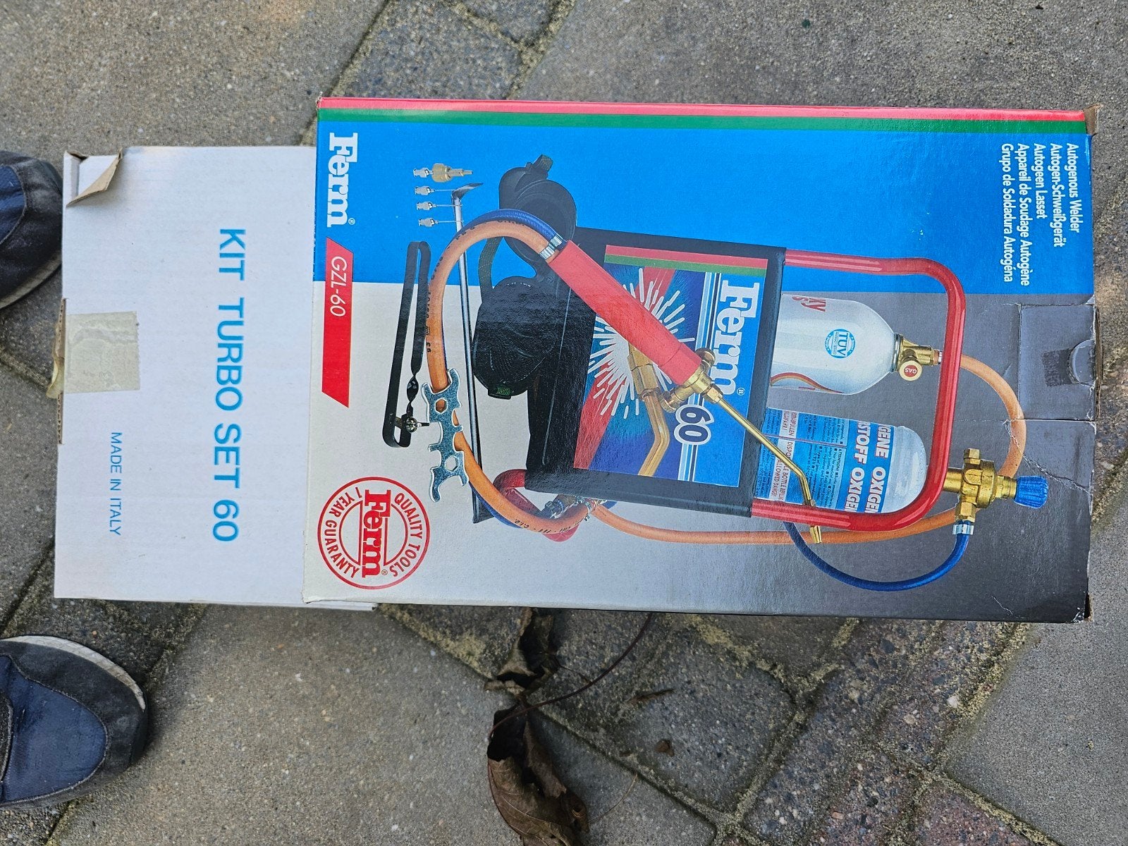 Ferm GZL-60 Autogeen Lasapparaat - Kit Turbo Set 60, Ophalen, Gebruikt, Minder dan 150 ampère, Overige typen