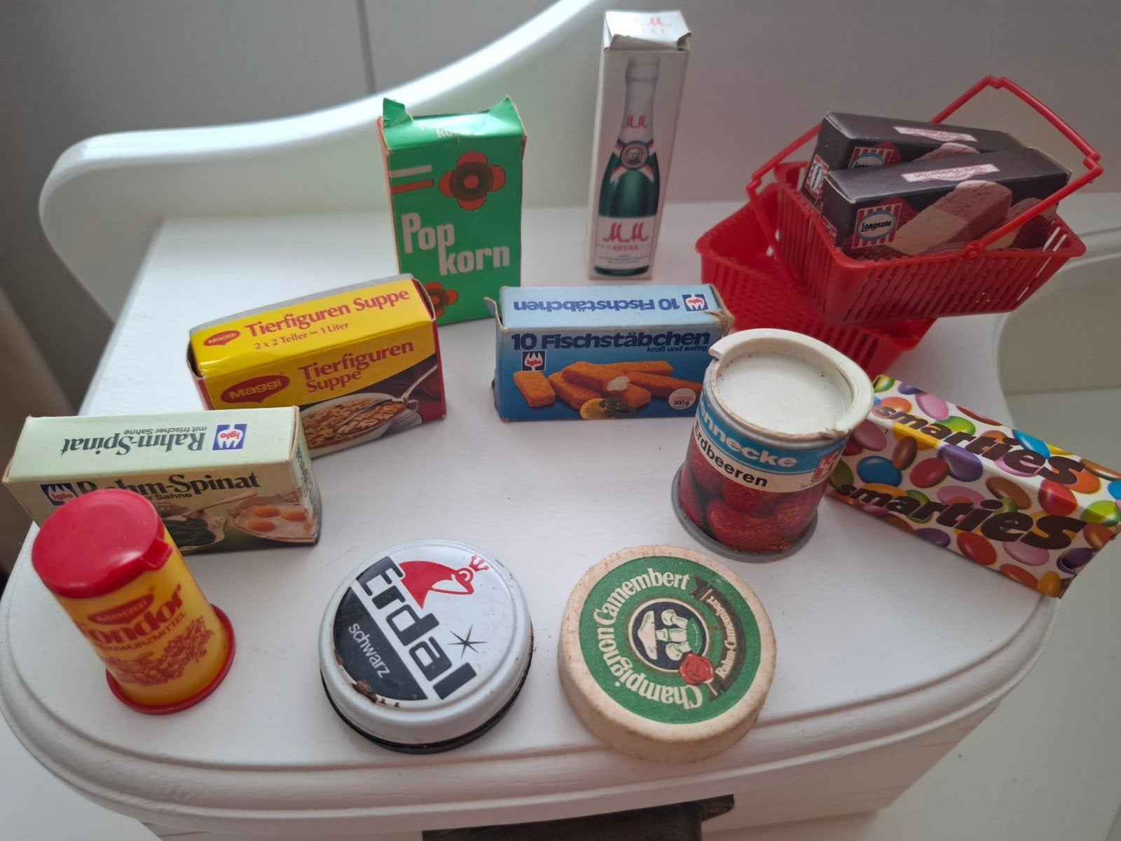 Miniatuur speelgoedproducten voor speelgoedwinkeltje, Ophalen of Verzenden, Gebruikt, Jongen of Meisje