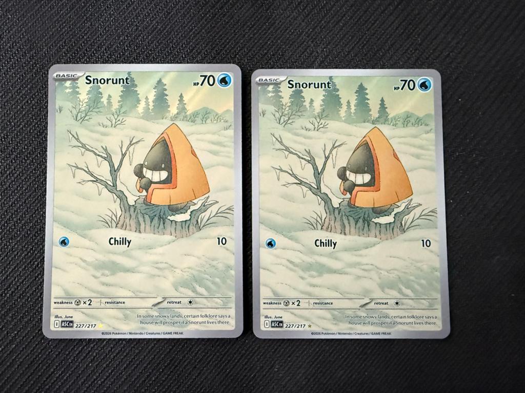 Snorunt 227/217 Ascended Heroes Pokemon, Ophalen, Nieuw, Losse kaart