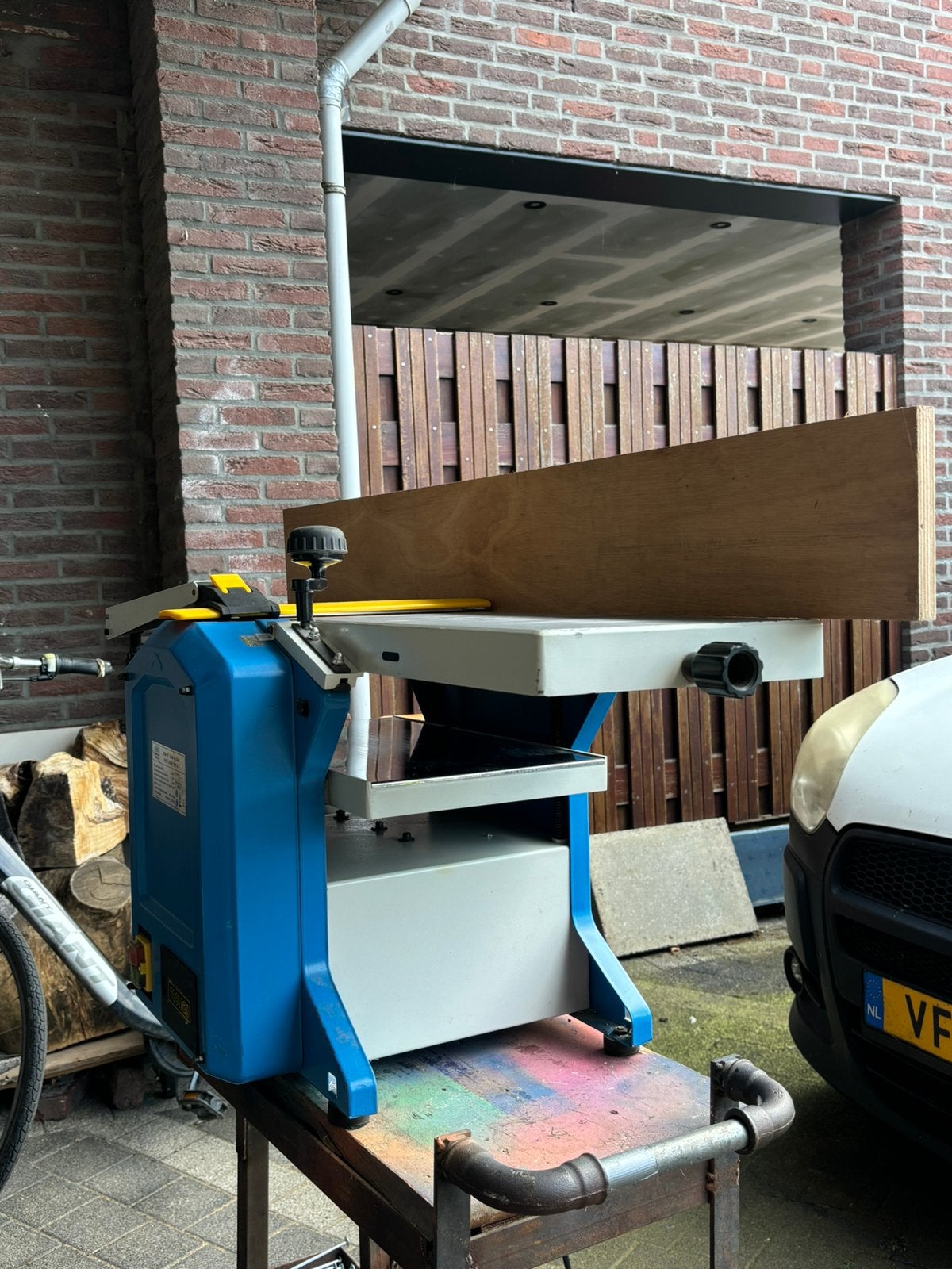 HBM vlak/vandikte bank, Doe-het-zelf en Verbouw, Gereedschap | Freesmachines, Ophalen, Gebruikt, Elektrisch, Overige soorten