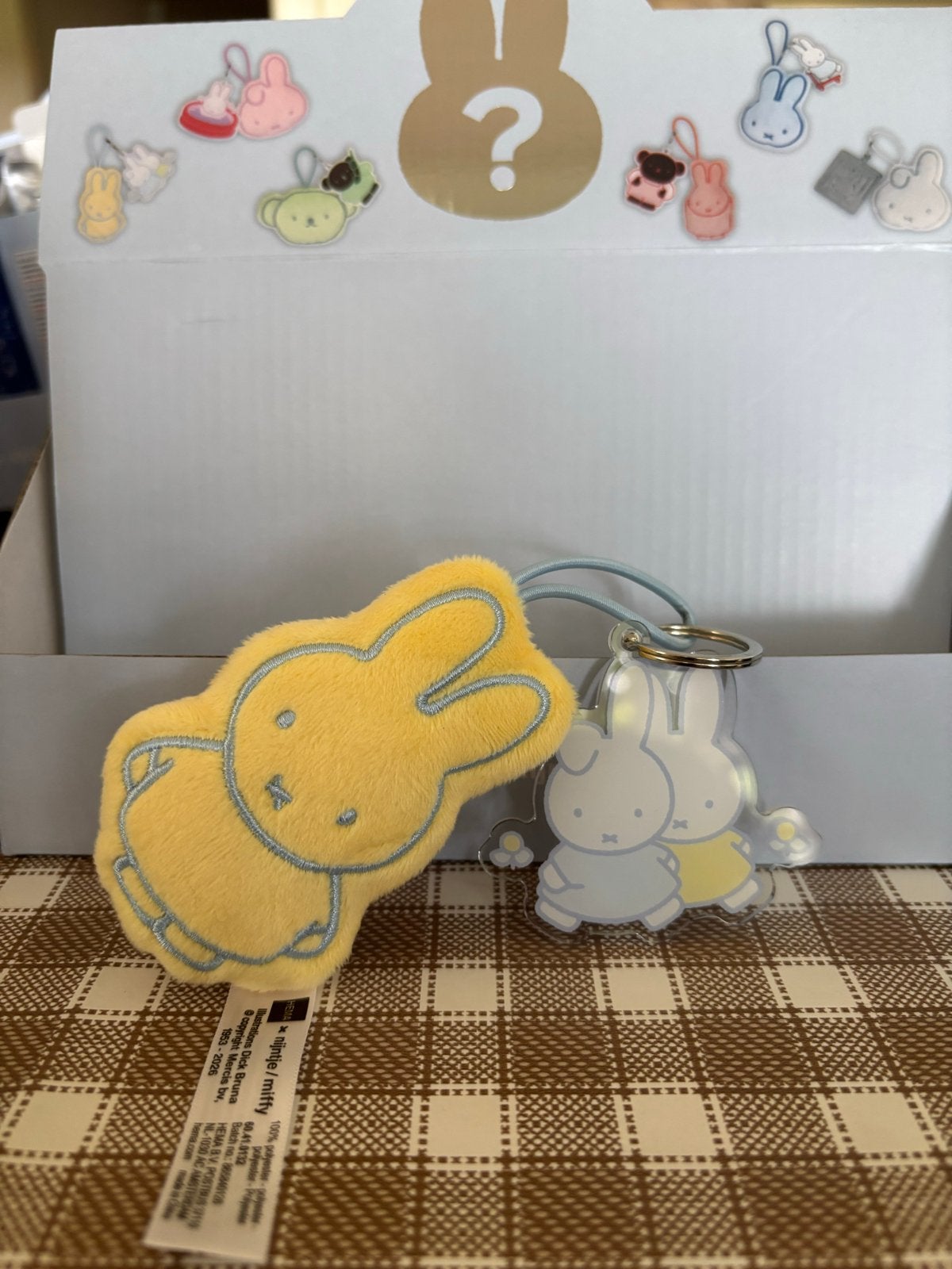 Nijntje HEMA Verborgen Schatjes Sleutelhangers, Kinderen en Baby's, Speelgoed | Knuffels en Pluche, Hema, Geel, Nijntje, Ophalen of Verzenden