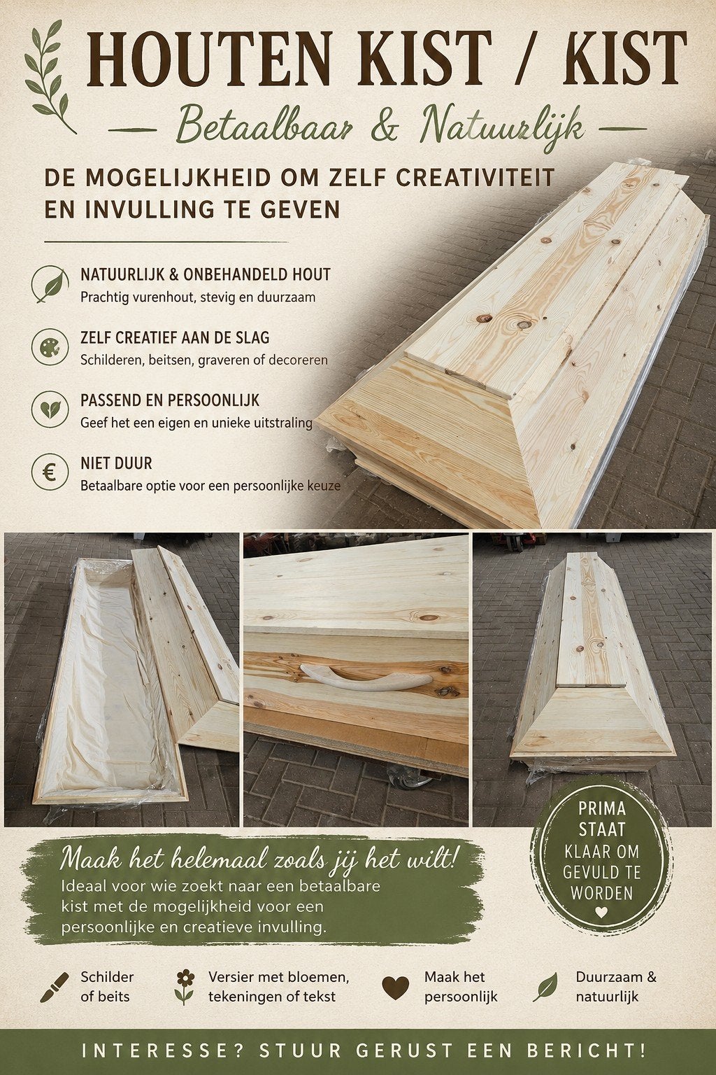 Begrafenis kisten, Ophalen