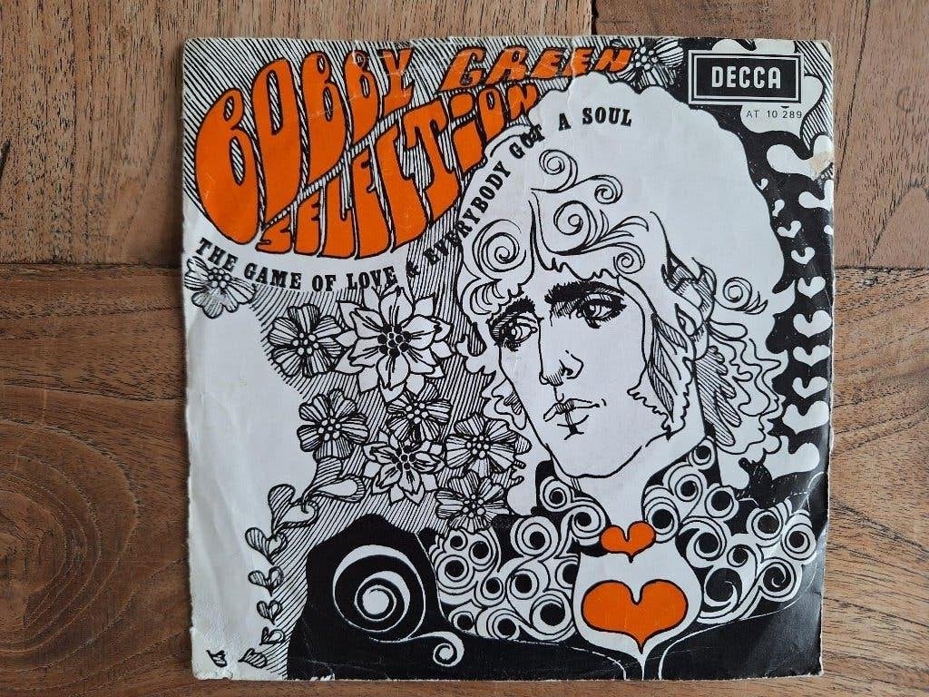 Bobby green selection,The game of love,1967,AT 10289,, 7 inch, Ophalen of Verzenden, Rock en Metal, Fotohoes