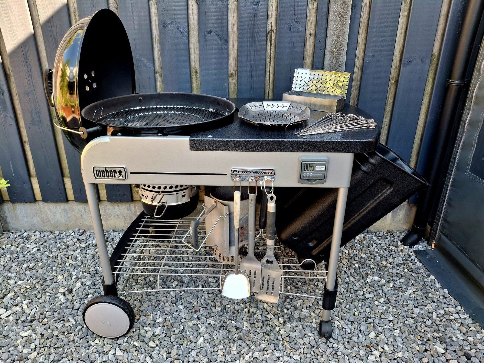 Weber Performer Premium BBQ met veel accessoires, Ophalen, Gebruikt, Weber