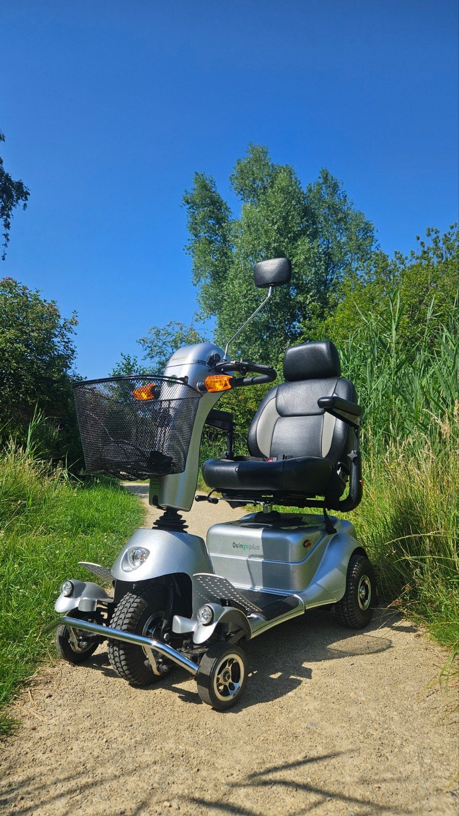 Quingo Plus scootmobiel, stabiele 5 wiel scootmobiel, Diversen, Ophalen, Inklapbaar, Zo goed als nieuw, Elektrische rolstoel