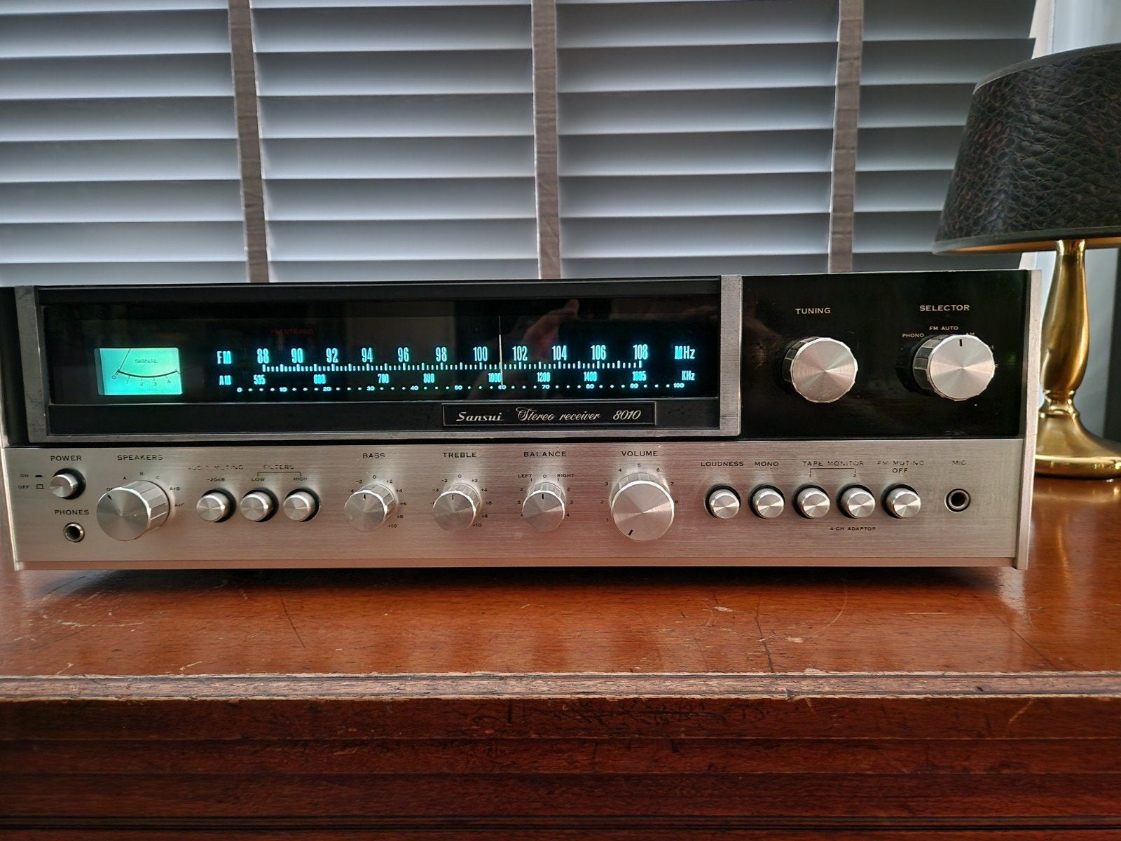 Sansui 8010 receiver two tone uitvoering verzamel stuk, Audio, Tv en Foto, Ophalen, Gebruikt, Minder dan 60 watt, Overige merken