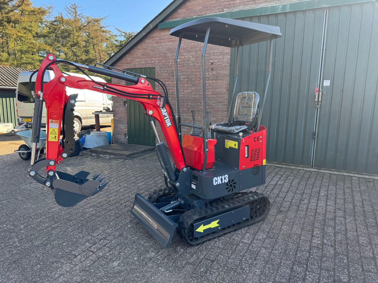 Captok CK13 Minigraver NIEUW!, Ophalen, Hakselaar