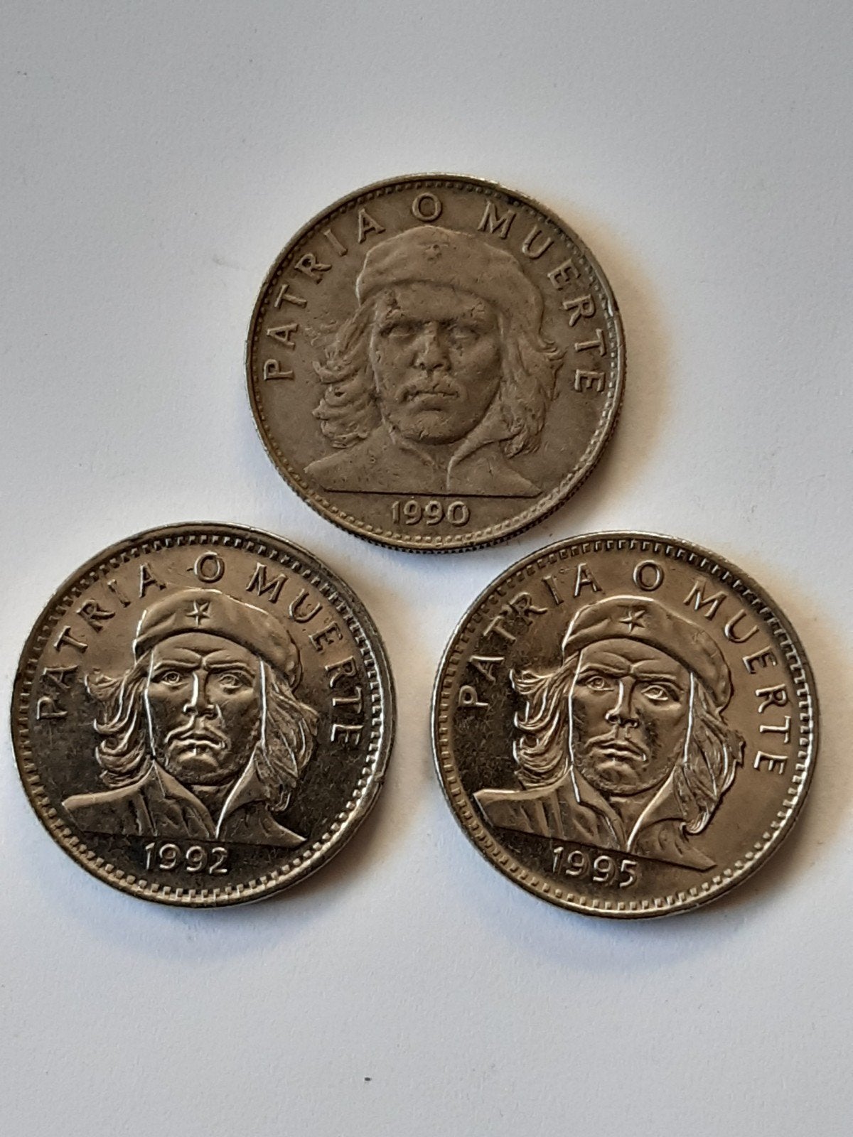 3 x tres peso Cuba Che Guevara kk f.24.12, Postzegels en Munten, Ophalen, Midden-Amerika