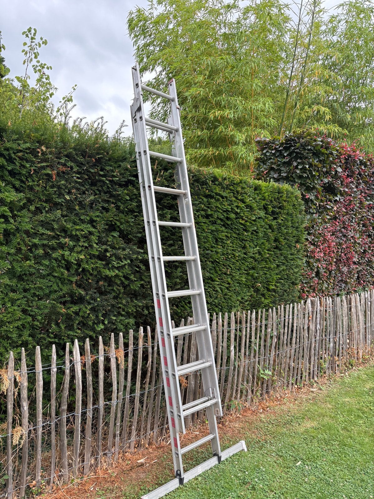 Altrex CR 2050 Schuifladder - 2x10 sporten, 4.99m, Gebruikt, Ophalen of Verzenden, Ladder, Opvouwbaar of Inschuifbaar