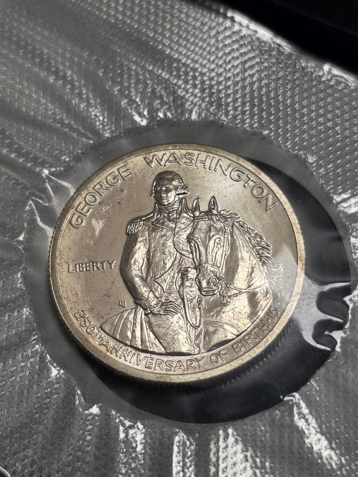 half dollar 1982 Amerika, Verzenden, Noord-Amerika, Losse munt, Zilver