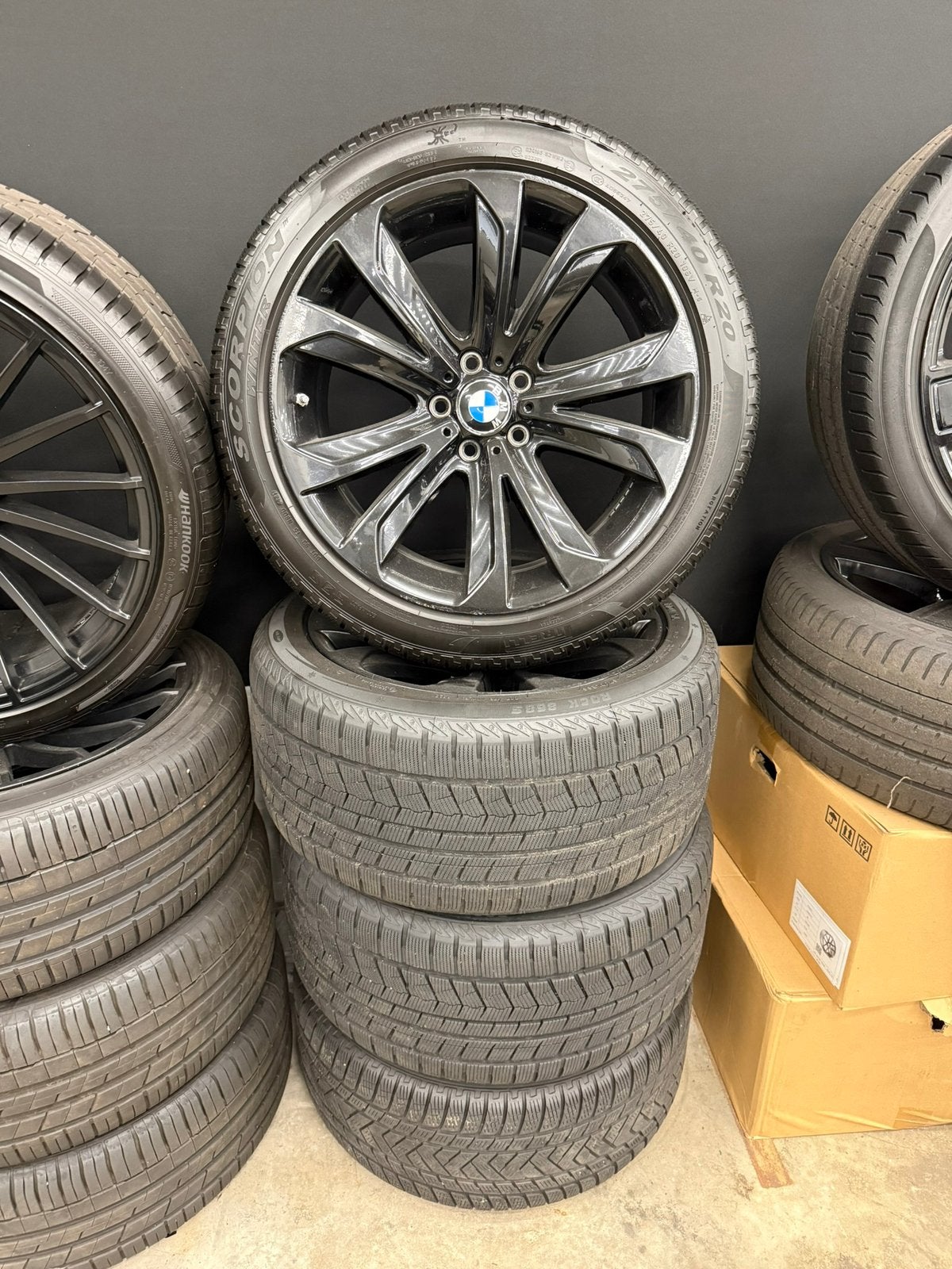 Bmw X5/X6 F15/F16 breedset winterset ZGAN BANDEN, Auto-onderdelen, Banden en Velgen, Banden en Velgen, Winterbanden, 315 mm, Ophalen