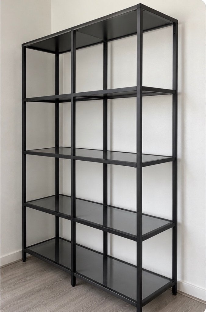 Stellingkast zwart, Ophalen, Zo goed als nieuw