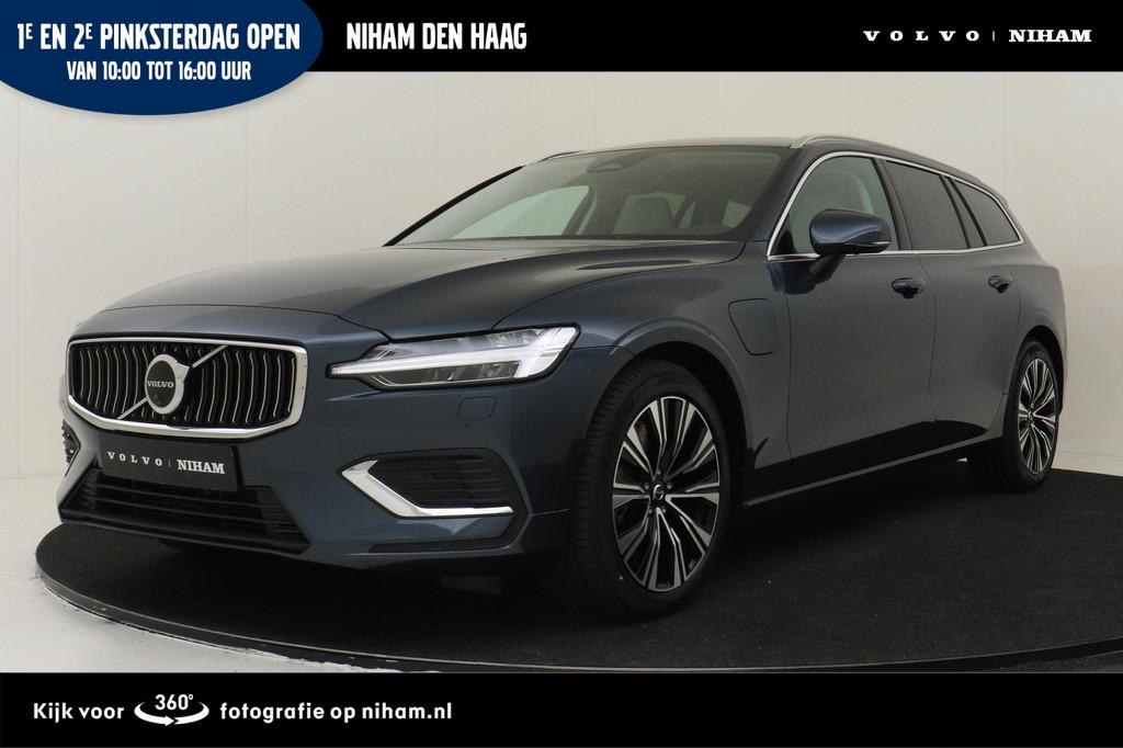 Volvo V60 T6 PLUG-IN HYBRID AWD ULTRA BRIGHT -PANO.DAK|HARMA, Auto's, Volvo, Automaat, 12 maanden, Euro 6, 4 cilinders